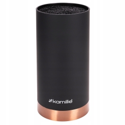 Peilių stovas juodas