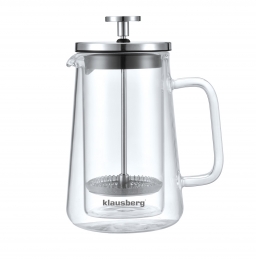 Kavinukas su presu dvigubo stiklo 350 ml.
